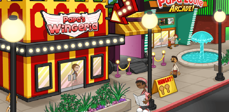 Papa's Wingeria oynanış ekran görüntüsü